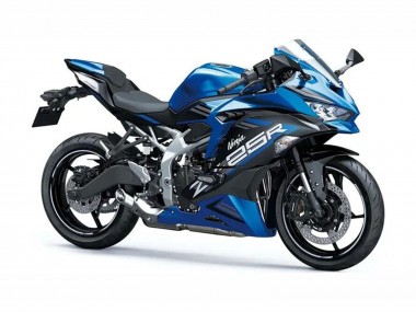 Shop 2019-2025 Kawasaki ZX25R ZX-25R Motorcycle Fairings - Blue White Matte Black