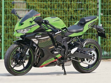 Shop 2019-2025 Kawasaki ZX25R ZX-25R Motorcycle Fairings - Green Black Red Honeycomb