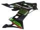 2019-2025 Kawasaki ZX25R ZX-25R Motorcycle Fairings - Green Black Red Honeycomb