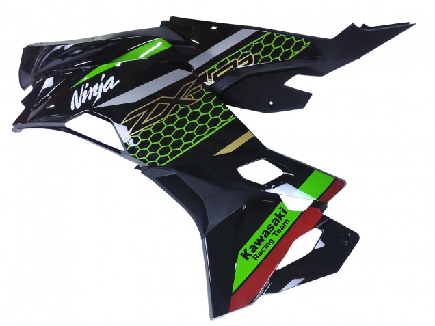 2019-2025 Kawasaki ZX25R ZX-25R Motorcycle Fairings - Green Black Red Honeycomb