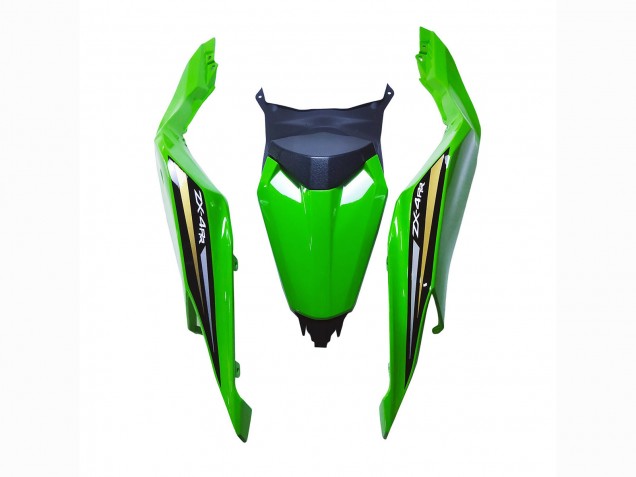 2019-2025 Kawasaki ZX25R ZX-25R Motorcycle Fairings - Green Black Red Honeycomb