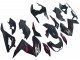 2015-2016 Kawasaki Z250/Z300 Motorcycle Fairings - Glossy Black Red Silver