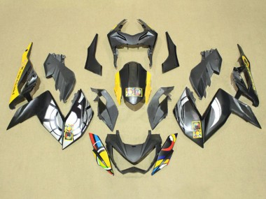 Shop 2015-2016 Kawasaki Z250/Z300 Motorcycle Fairings - Grey Yellow Blue Red White