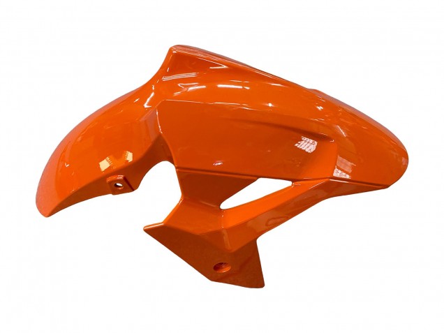 2018-2024 Kawasaki Z400 Motorcycle Fairings - Orange Glossy Black