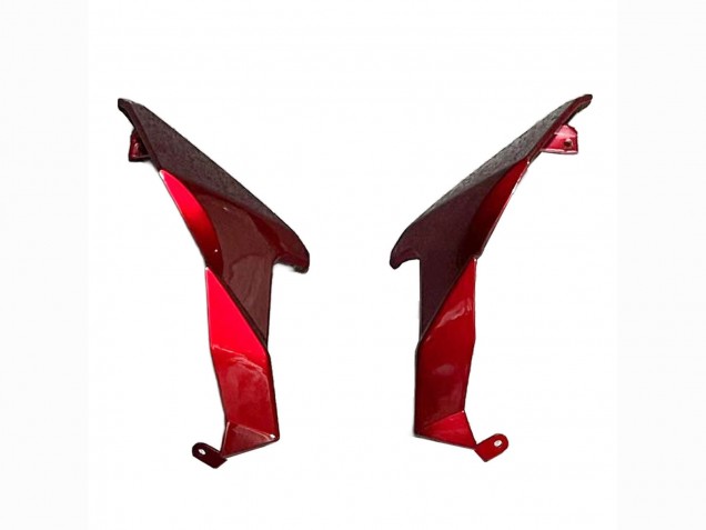 2018-2024 Kawasaki Z400 Motorcycle Fairings - Candy Red Glossy Black