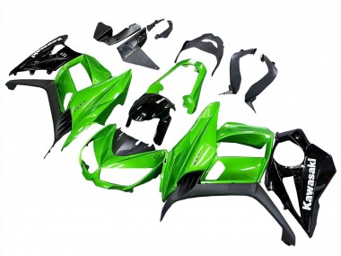 Shop 2010-2016 Kawasaki Z1000SX Motorcycle Fairings - Glossy Black Matte Black Green