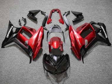 Shop 2010-2016 Kawasaki Z1000SX Motorcycle Fairings - Red Glossy Black