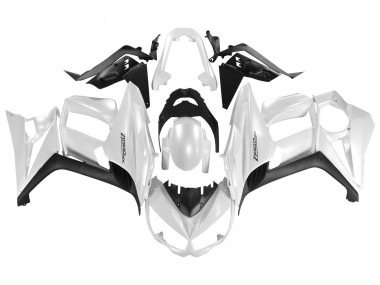 Shop 2010-2016 Kawasaki Z1000SX Motorcycle Fairings - Pearl White Black