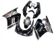 1989-1990 Kawasaki ZXR250 Motorcycle Fairings - Glossy Black Grey Elf Touch4 Bridgestone