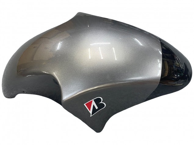 1989-1990 Kawasaki ZXR250 Motorcycle Fairings - Glossy Black Grey Elf Touch4 Bridgestone