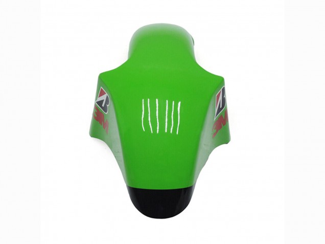 1989-1990 Kawasaki ZXR250 Motorcycle Fairings - Green Glossy Black Elf Touch4 Bridgestone