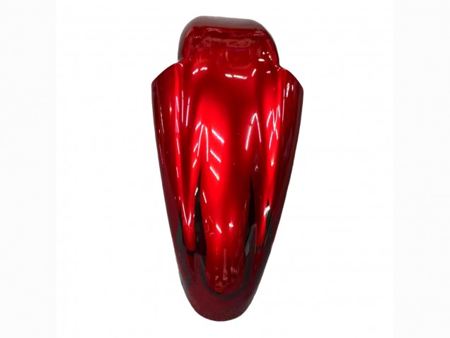 1998-2003 Kawasaki ZZR600 Motorcycle Fairings - Red with Black Flame
