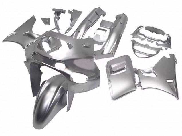 1993-2007 Kawasaki ZZR400 Motorcycle Fairings - Silver