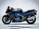 1990-1992 Kawasaki ZZR1100 Motorcycle Fairings - Blue Glossy Black