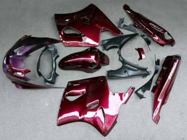 Shop 1993-2003 Kawasaki ZZR1100 Motorcycle Fairing - Dark Red