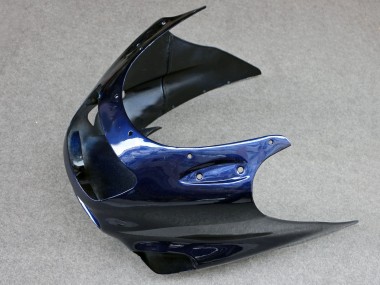 Shop 1993-2003 Kawasaki ZZR1100 Motorcycle Fairings - Glossy Blue Grey