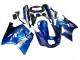 1993-2003 Kawasaki ZZR1100 Motorcycle Fairings - Blue Silver Black