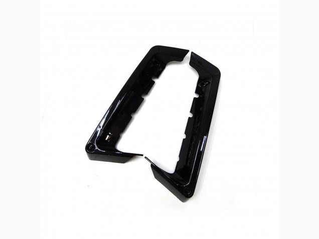 2007-2009 Kawasaki GTR1400/ZG1400 Motorcycle Fairings - Matte Black Green Lines