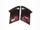 2007-2009 Kawasaki GTR1400/ZG1400 Motorcycle Fairings - Maroon Red Black