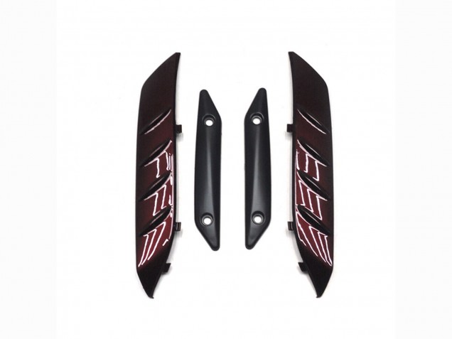 2007-2009 Kawasaki GTR1400/ZG1400 Motorcycle Fairings - Maroon Red Black