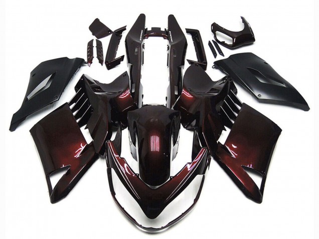 2007-2009 Kawasaki GTR1400/ZG1400 Motorcycle Fairings - Maroon Red Black