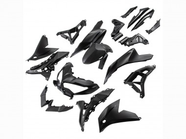 Shop 2022-2025 Kawasaki Versys 650 Motorcycle Fairings - Matte Black