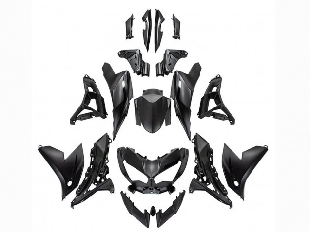 2022-2025 Kawasaki Versys 650 Motorcycle Fairings - Matte Black