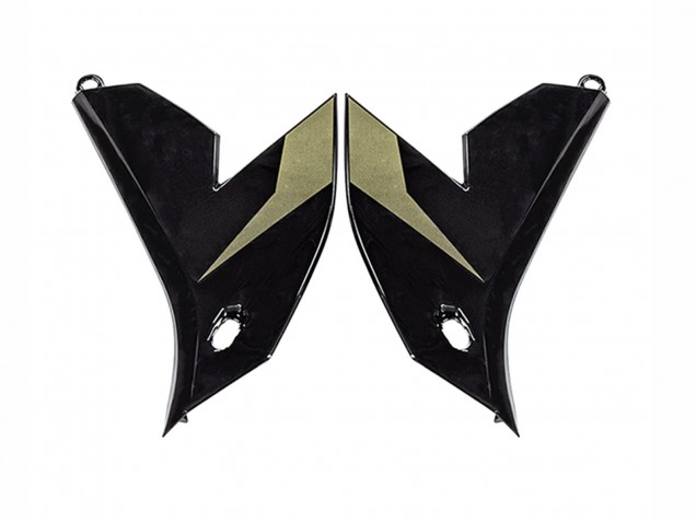 2022-2025 Kawasaki Versys 650 Motorcycle Fairings - Dark Green Black