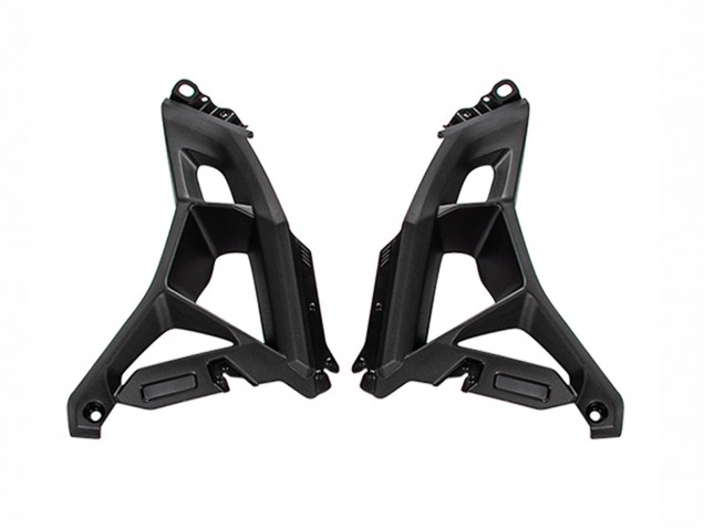 2022-2025 Kawasaki Versys 650 Motorcycle Fairings - Green Glossy Black