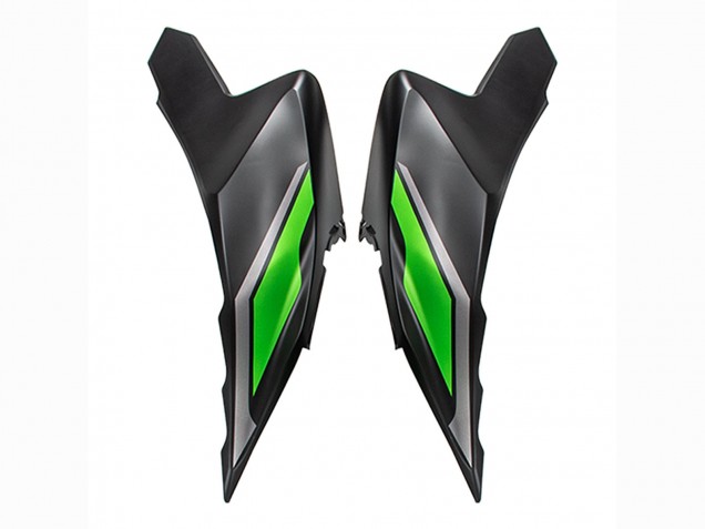 2022-2025 Kawasaki Versys 650 Motorcycle Fairings - Green Glossy Black