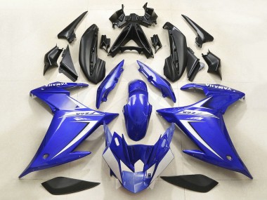Shop 2009-2015 Yamaha FZ6R Motorcycle Fairing - Blue White
