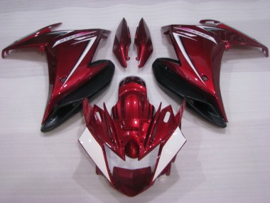Shop 2009-2015 Yamaha FZ6R Motorcycle Fairings - Red White Black