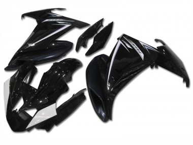 Shop 2009-2015 Yamaha FZ6R Motorcycle Fairings - Glossy Black White