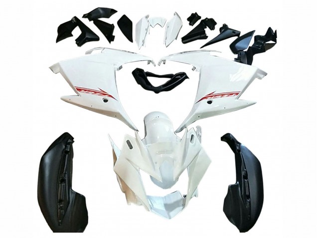 2009-2015 Yamaha FZ6R Motorcycle Fairings - White Black Red