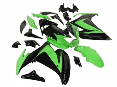Shop 2009-2015 Yamaha FZ6R Motorcycle Fairings - Glossy Black Green