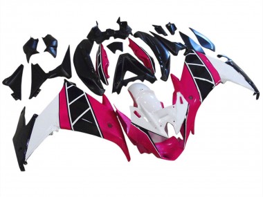Shop 2009-2015 Yamaha FZ6R Motorcycle Fairings - Raspberry White Black