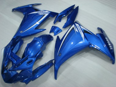 Shop 2009-2015 Yamaha FZ6R Motorcycle Fairings - Blue White