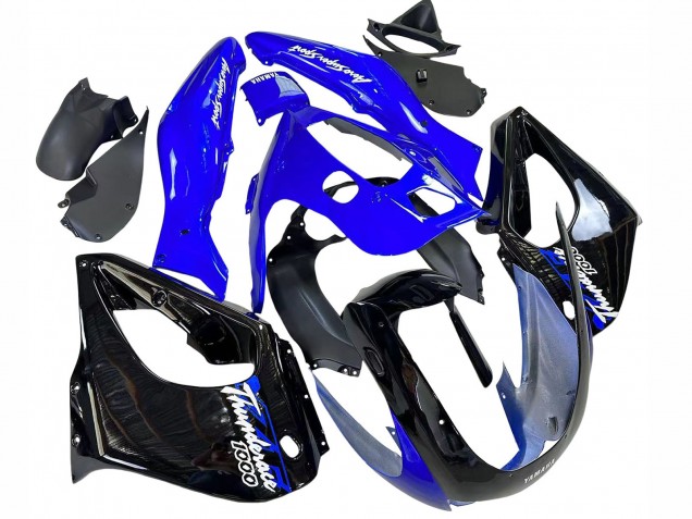 1997-2007 Yamaha YZF 1000R Thunderace Motorcycle Fairings - Blue Black Thunderace