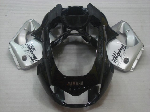 1997-2007 Yamaha YZF 1000R Thunderace Motorcycle Fairings - Black Silver Thunderace