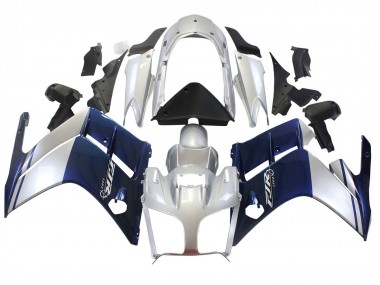 Shop 2001-2006 Yamaha FJR1300 Motorcycle Fairings - Dark Blue Silver