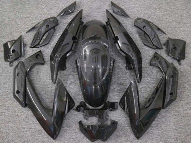Shop 2009-2012 Yamaha XJ6 Motorcycle Fairings - Black Carbon Fiber