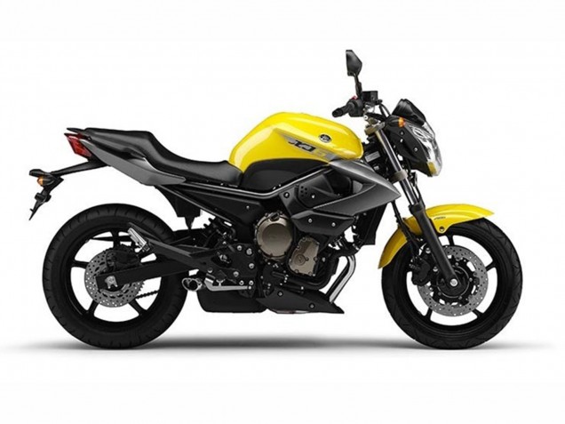 2009-2012 Yamaha XJ6 Motorcycle Fairings - Black Yellow