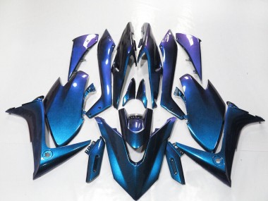 Shop 2019-2021 Yamaha TMAX560 Motorcycle Fairings - Gradient Dark Blue Purple