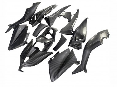 Shop 2012-2014 Yamaha TMAX530 Motorcycle Fairings - Black Carbon Fiber