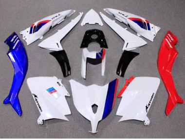 Shop 2012-2014 Yamaha TMAX530 Motorcycle Fairing - White Red Blue