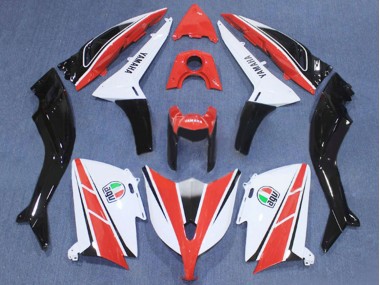 Shop 2012-2014 Yamaha TMAX530 Motorcycle Fairing - Red White Black