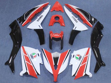 Shop 2012-2014 Yamaha TMAX530 Motorcycle Fairing - Red White Black