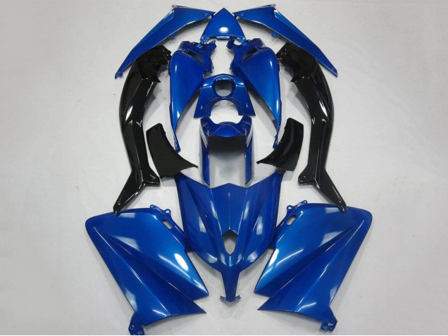 2012-2014 Yamaha TMAX530 Motorcycle Fairings - Blue Black