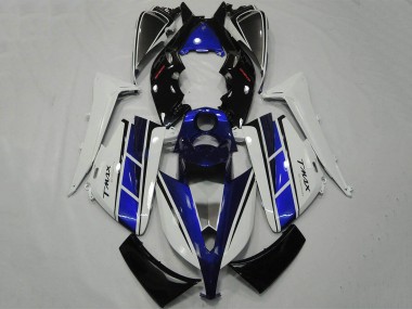 Shop 2012-2014 Yamaha TMAX530 Motorcycle Fairing - White Blue Black