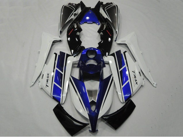 2012-2014 Yamaha TMAX530 Motorcycle Fairing - White Blue Black